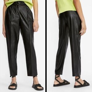 TED BAKER Faydell Pleather Trouser ~ Black US 8